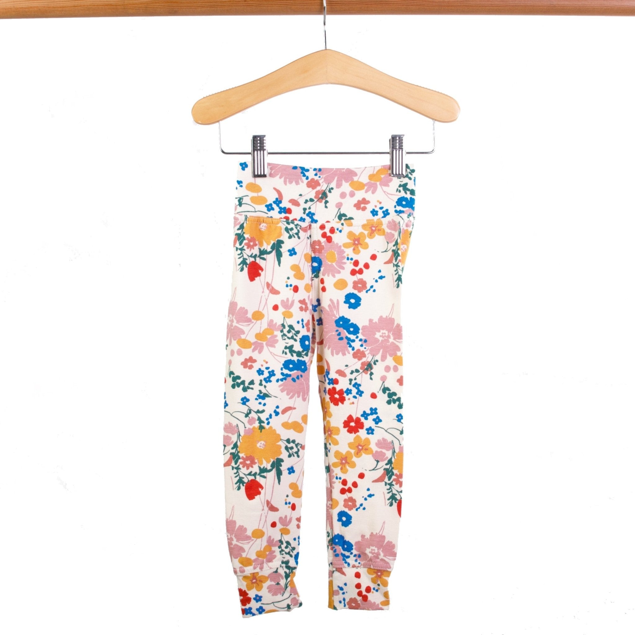 Organic Cotton Leggings Bouquet Light
