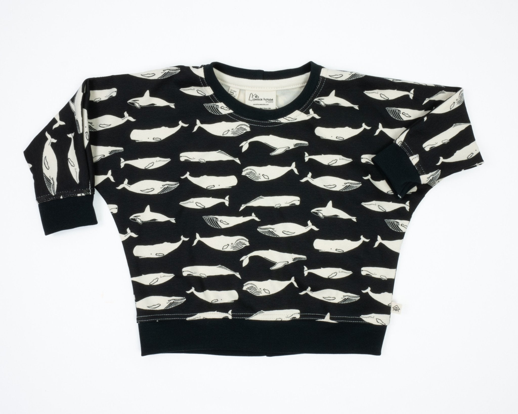 Limited Edition Whale Pod Sweatshirt Dark Sea