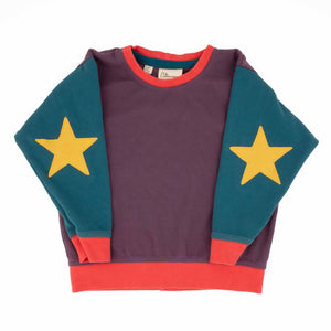 Preloved Grape Colorblock Sweatshirt