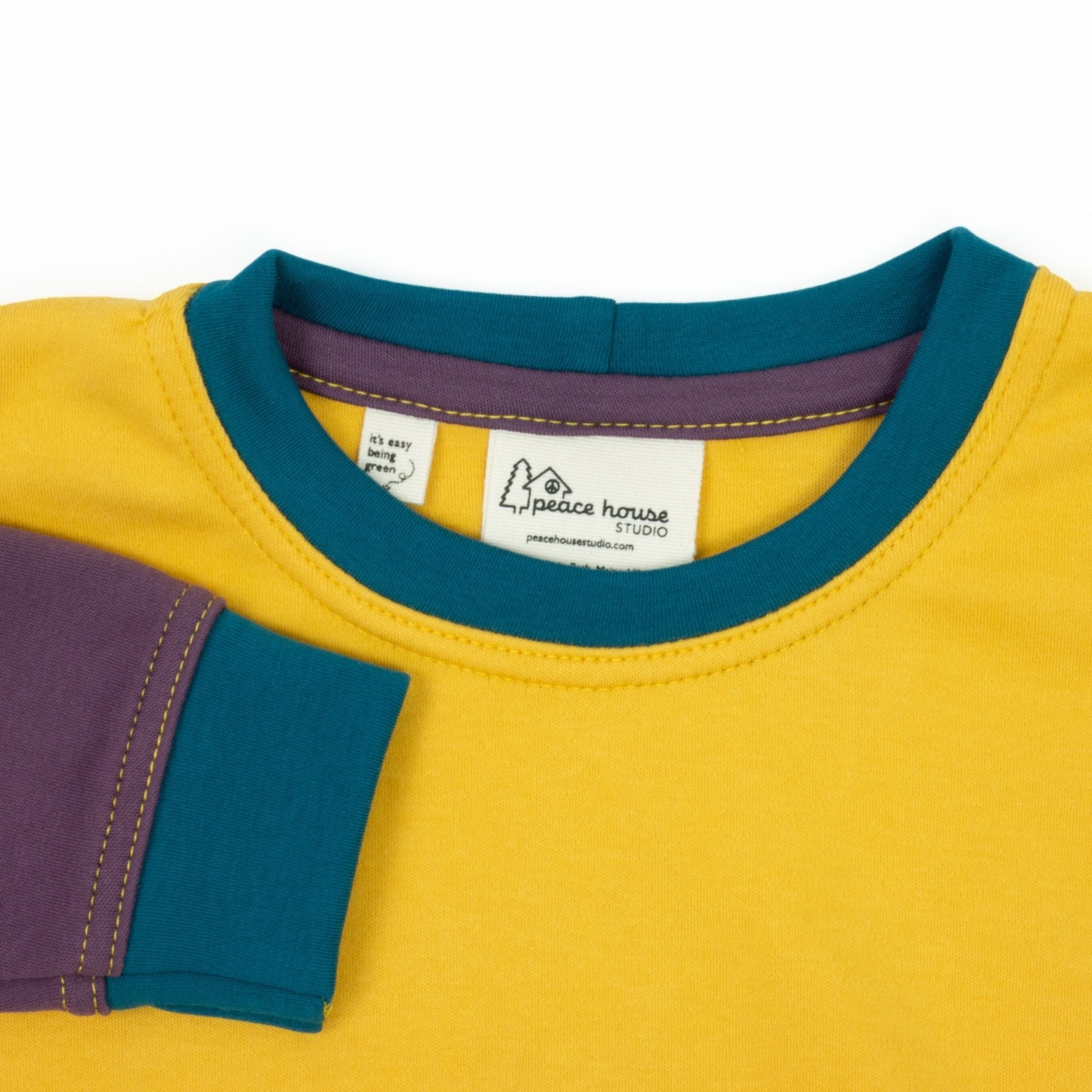 Colorblock Sweatshirt Marigold